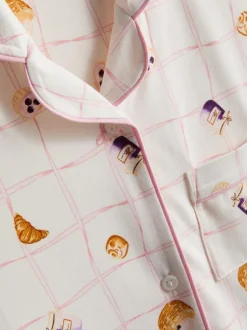 5-15 años | Pijama con camisa gráfica de desayuno