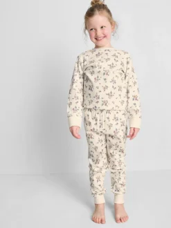 1-9 años | Pijama con estampado gráfico de flores