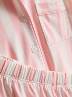 5-15 años | Pijama corto con camisa a rayas