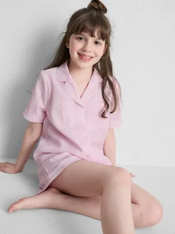 5-15 años | Pijama corto con camisa de sirsaca
