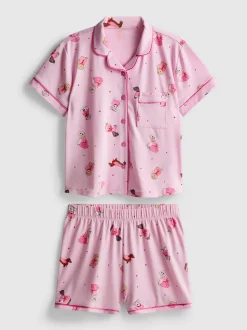 5-15 años | Pijama corto con gráfico de perritos