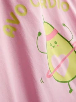 7-15 años | Pijama corto con gráfico de aguacate