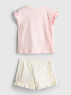 1,5-8 años | Pijama corto con volantes de Disney