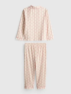 1-9 años | Pijama de canalé con estampado floral