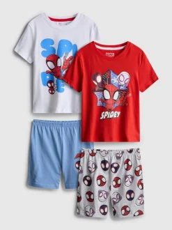 1,5-8 años | 2 pijamas cortos de Spidey de Marvel