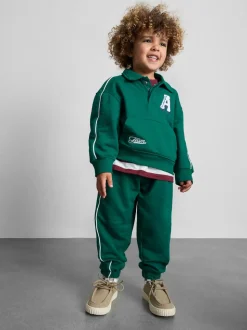 1-9 años | Set de sudadera tipo polo y joggers