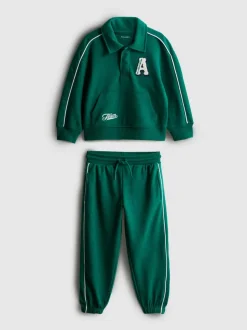 1-9 años | Set de sudadera tipo polo y joggers
