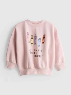 1-9 años | Sudadera estampada con algodón