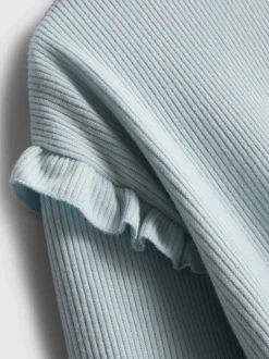 1-9 años | Sudadera y joggers con volantes de canalé