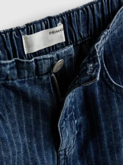 7-15 años | Top vaquero a rayas y pantalones cortos
