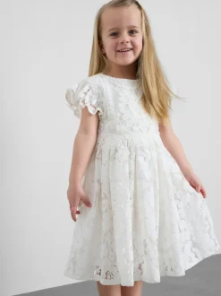 1,5-12 años | Vestido con vuelo de encaje The Edit