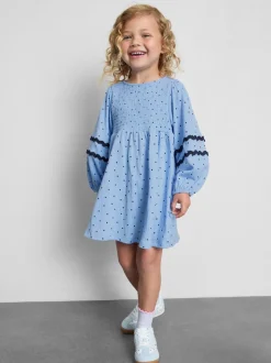 1-9 años | Vestido con vuelo y mangas globo