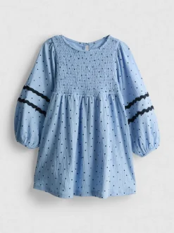 1-9 años | Vestido con vuelo y mangas globo