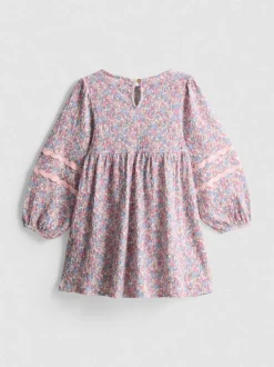 1-9 años | Vestido con vuelo y mangas globo