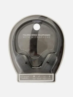 Auriculares con cable plegables