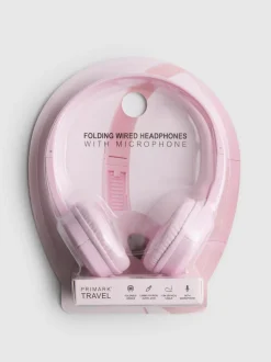 Auriculares con cable plegables