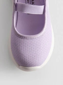 Bailarinas tipo zapatilla gruesas