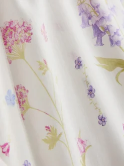Bata corta con estampado floral