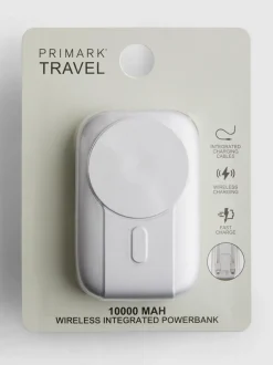 Batería externa integrada inalámbrica de 10000 mAh