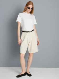 Bermudas vaqueras de algodón