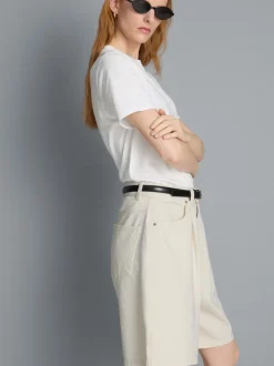 Bermudas vaqueras de algodón