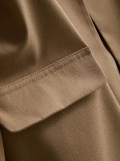 Blazer extragrande de botonadura simple