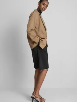 Blazer extragrande de botonadura simple