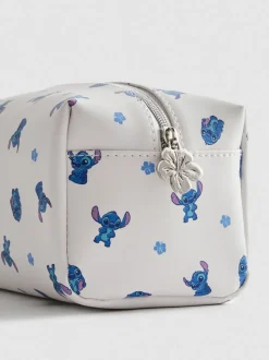 Bolsa de maquillaje con inicial de Stitch de Disney