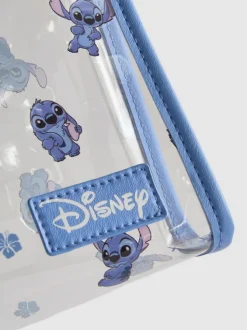 Bolsa de maquillaje transparente de Stitch de Disney