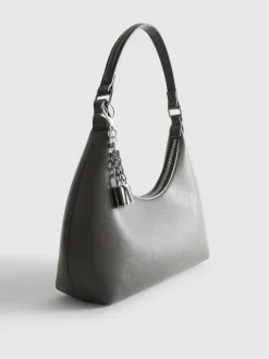 Bolso de hombro con colgante de candado