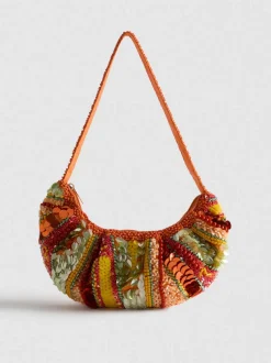 Bolso de hombro con cuentas