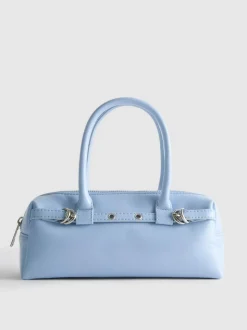 Bolso de hombro con detalle de ojales