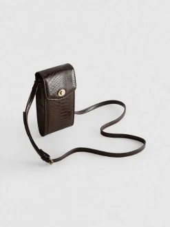Bolso para el móvil con efecto serpiente
