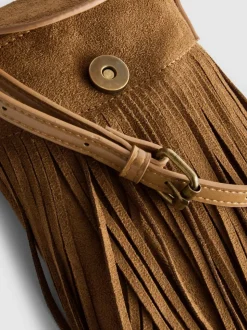 Bolso para el móvil con flecos