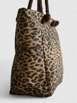 Bolso shopper con asa de cuerda