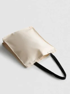 Bolso shopper de lona con eslogan de El diablo viste de Prada