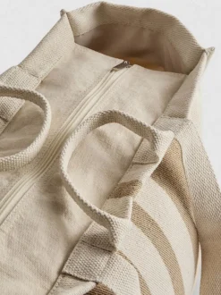 Bolso tote a rayas