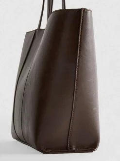 Bolso tote con colgante de candado