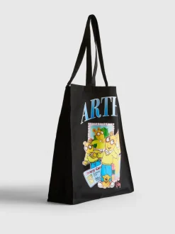 Bolso tote con estampado gráfico de Arthur