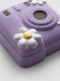 Bomba de baño en forma de cámara