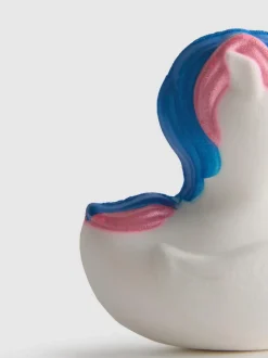 Bomba de baño en forma de patito unicornio