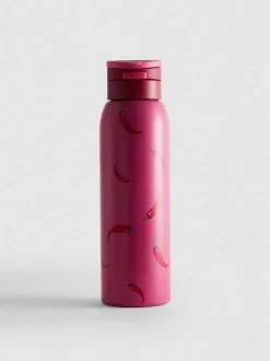 Botella de agua con estampado
