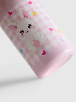 Botella de agua con personaje