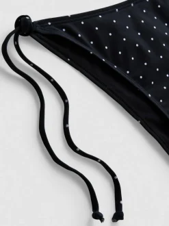 Braguita de bikini estampada con tiras laterales
