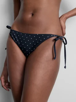 Braguita de bikini estampada con tiras laterales