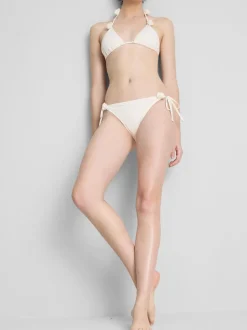 Braguita de bikini floral en con lazadas laterales