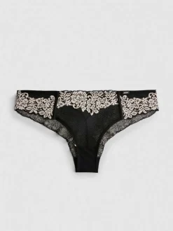 Braguitas a la cadera de encaje floral de The Edit
