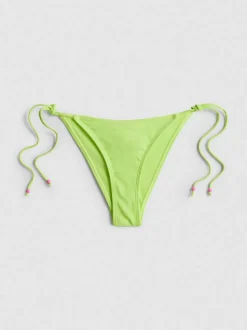 Braguitas de bikini con cuentas y lazos laterales