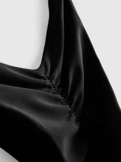 Braguitas de bikini estilo tanga fruncidas