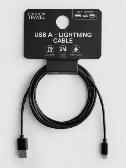 Cable de carga de USB-A a Lightning de 2 m